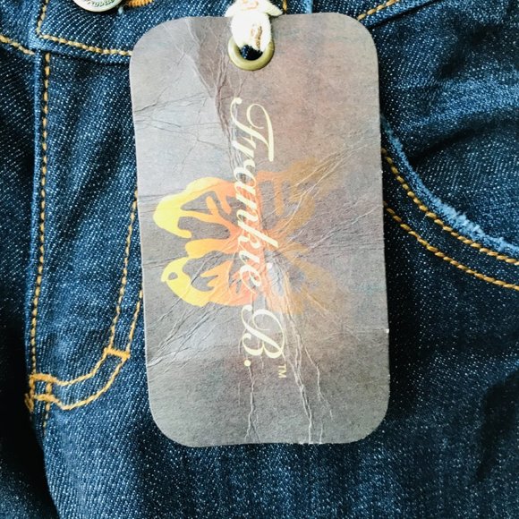 Frankie B Studded Low Rise Jean,  Made in USA  Size 2 - Picture 13 of 13